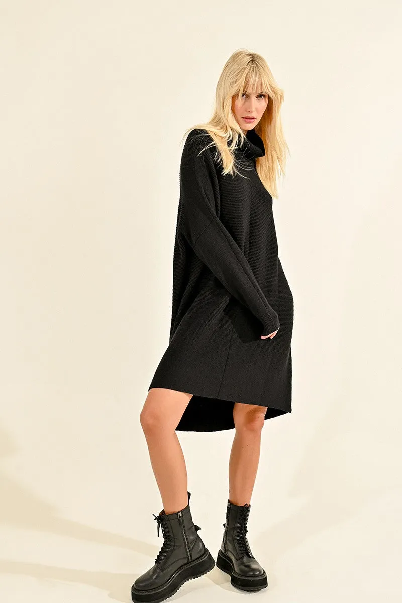 TURTLENECK SWEATER DRESS