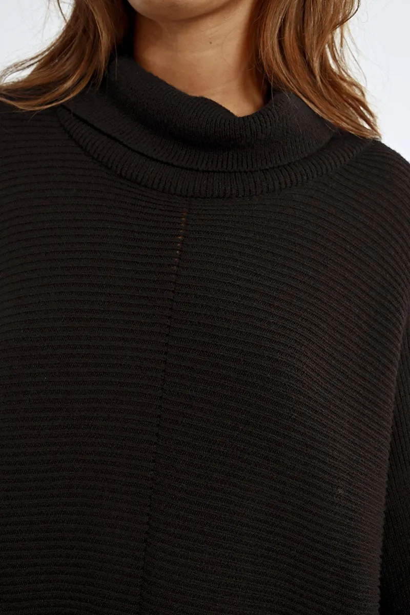 TURTLENECK SWEATER DRESS