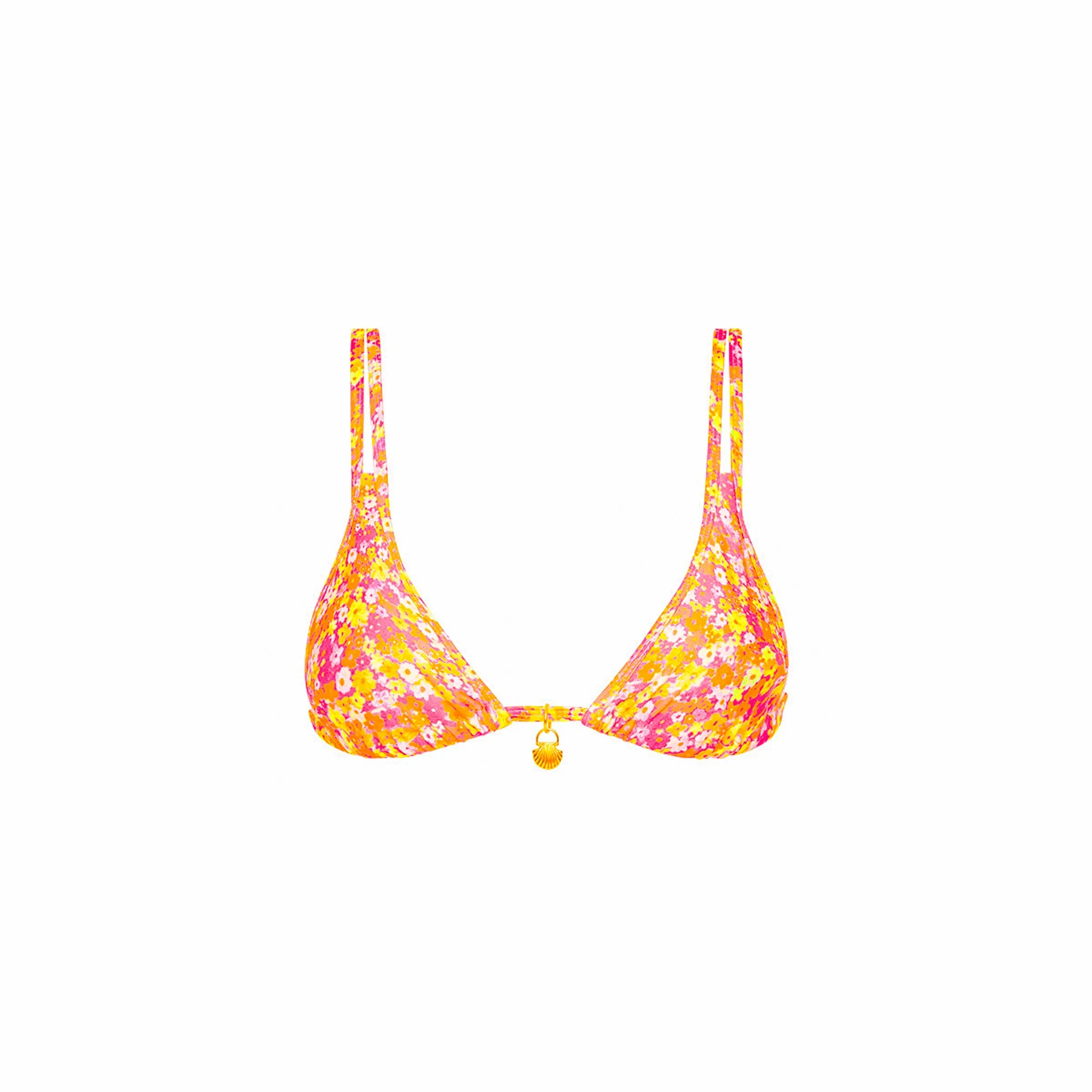 Twin Strap Bralette Bikini Top - Mimosa Meadows