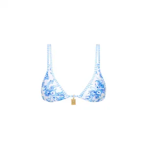 Twin Strap Bralette Bikini Top - Vintage Paradise