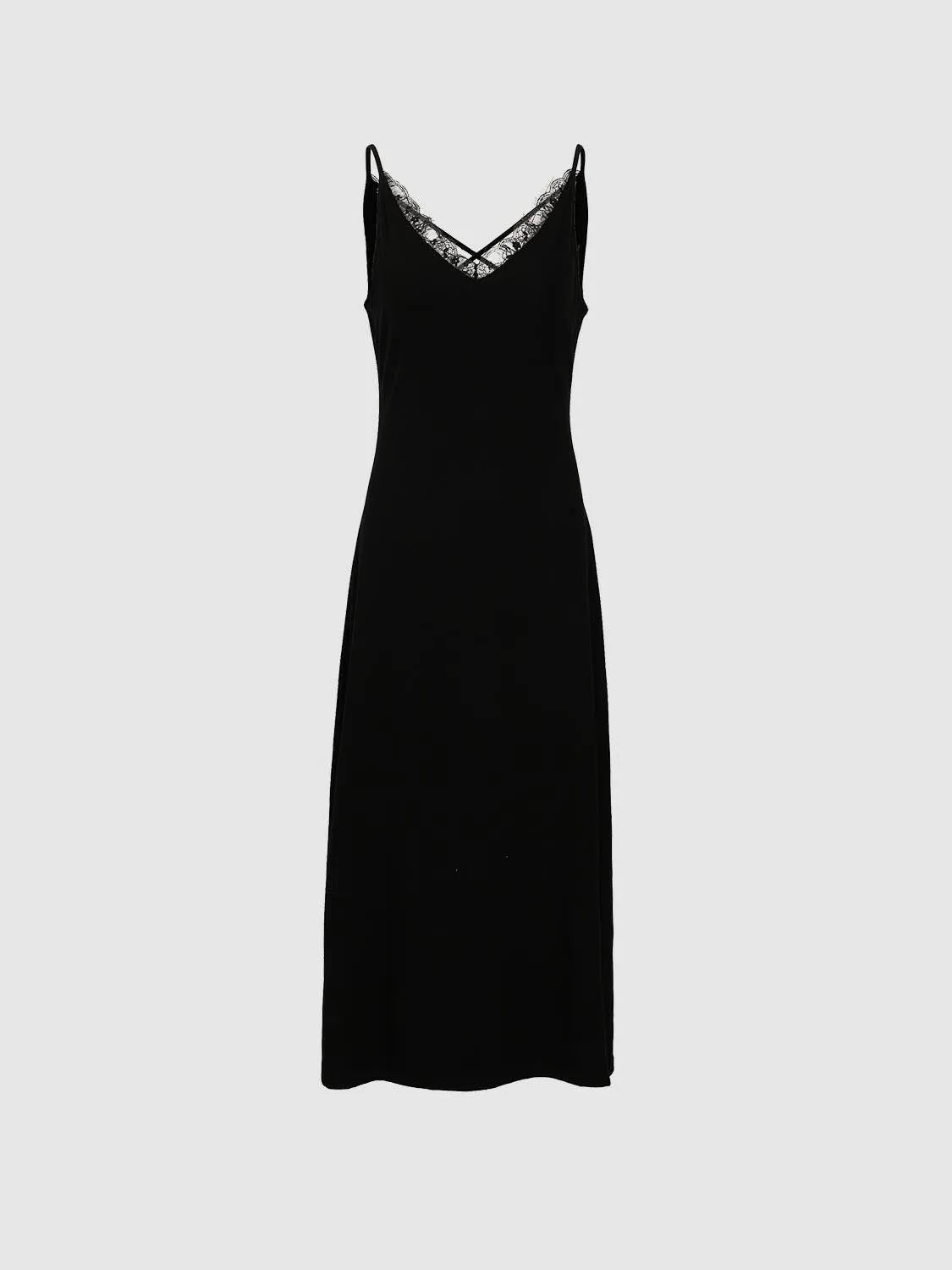 V-Neck Cami A-Line Dresses