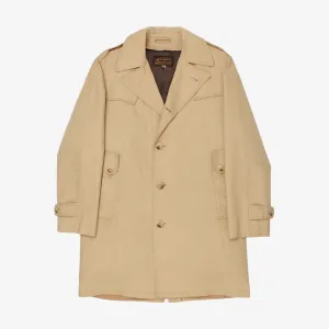 Vintage 1970s Trench Coat   Goose Down Liner
