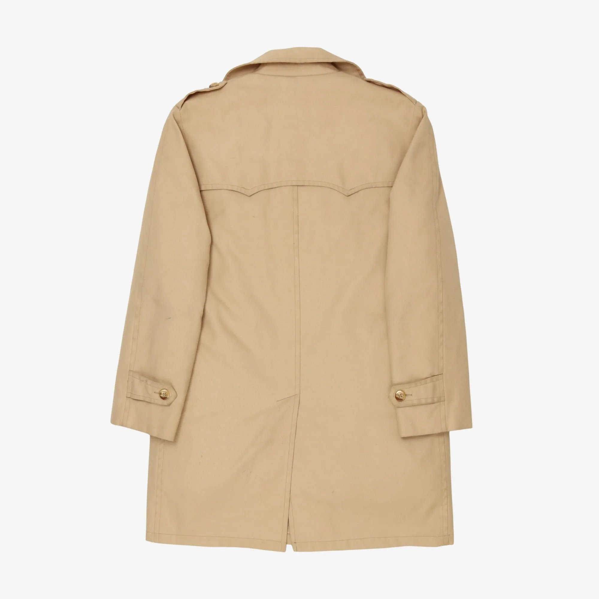 Vintage 1970s Trench Coat   Goose Down Liner