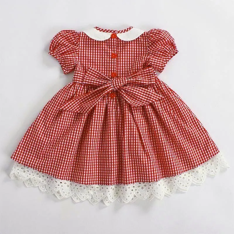 Vintage Red Gingham Lolly Dress