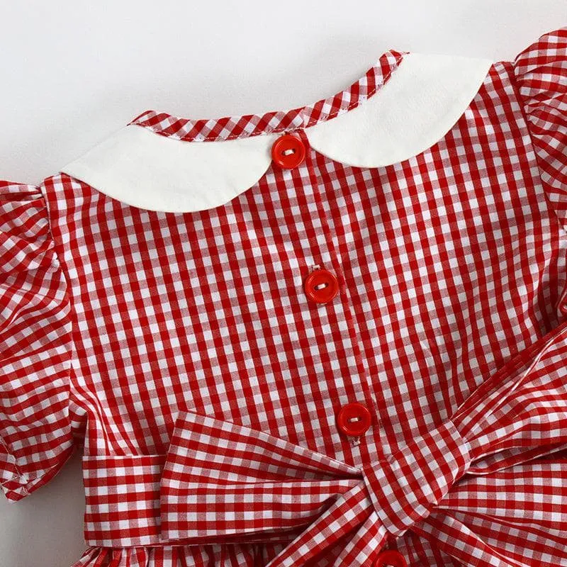 Vintage Red Gingham Lolly Dress