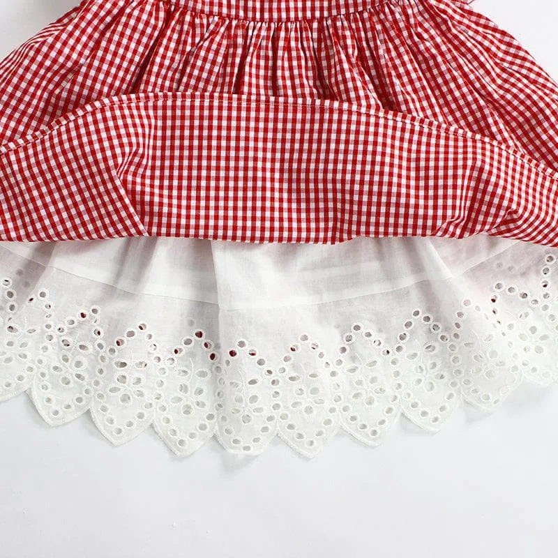 Vintage Red Gingham Lolly Dress