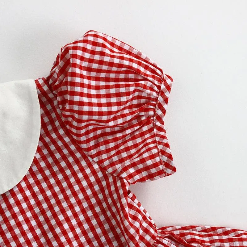Vintage Red Gingham Lolly Dress