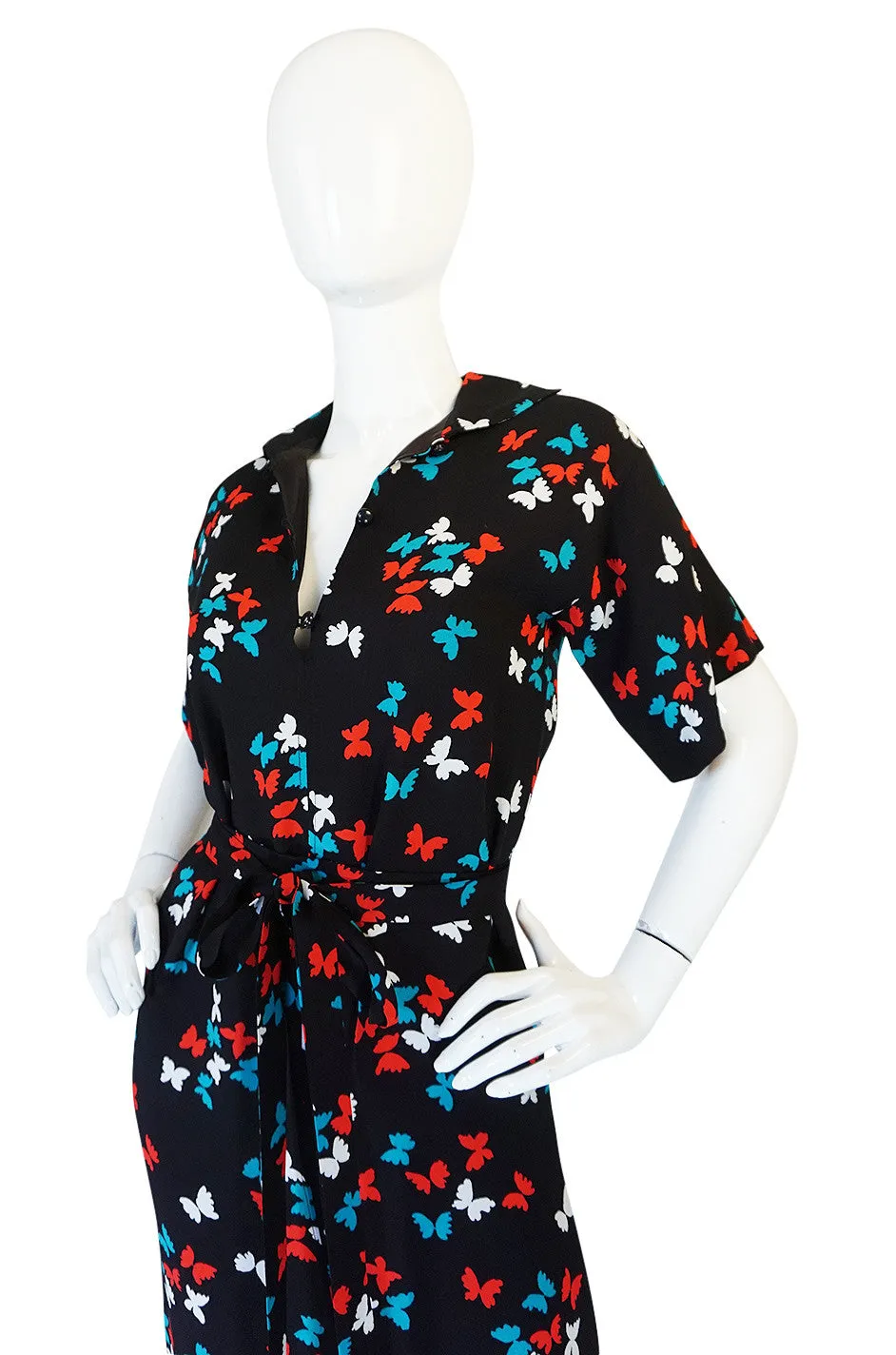 Well Documented 1978 Yves Saint Laurent Butterfly Dress