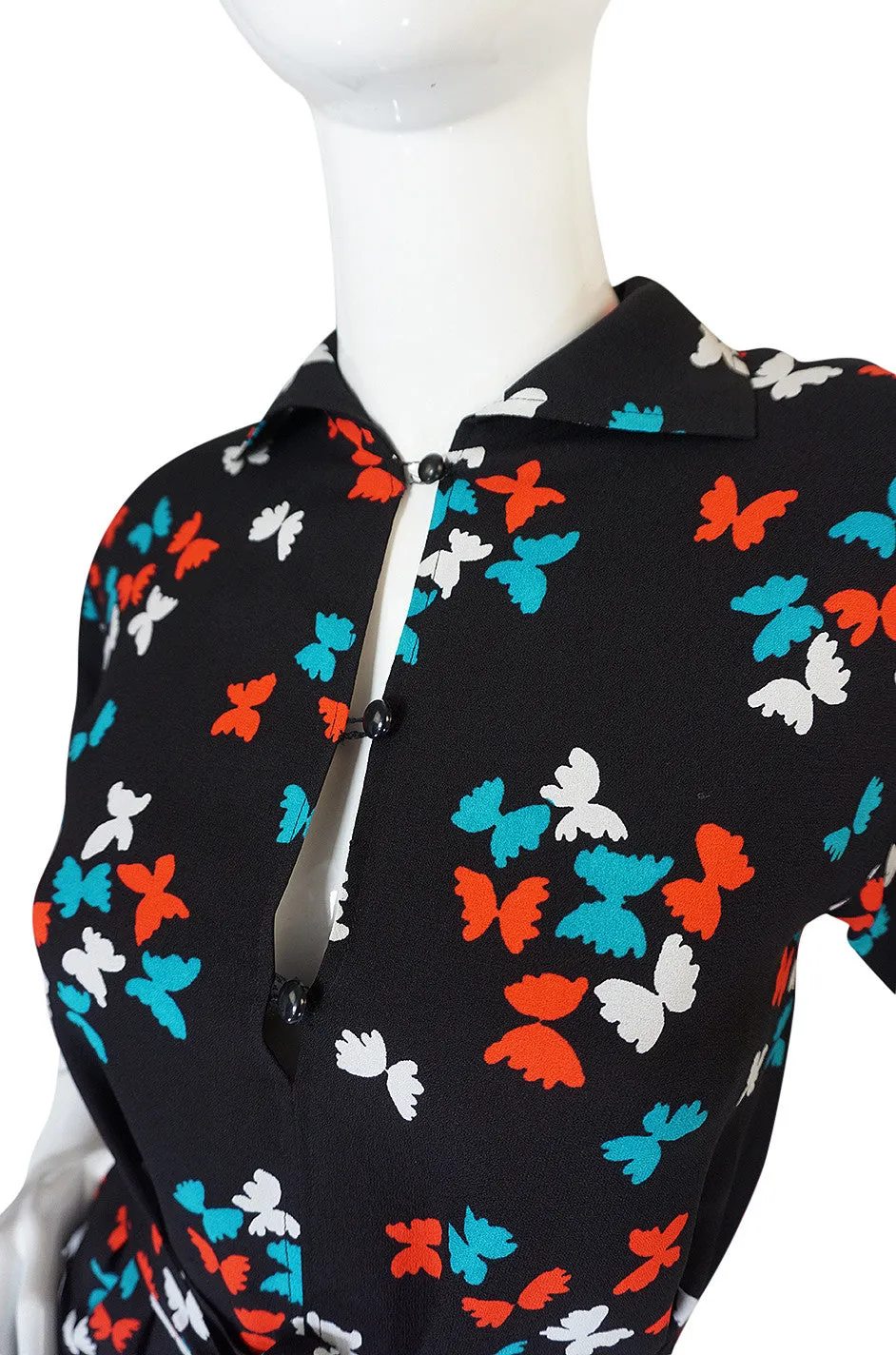 Well Documented 1978 Yves Saint Laurent Butterfly Dress