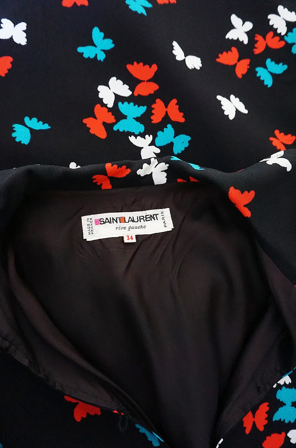 Well Documented 1978 Yves Saint Laurent Butterfly Dress