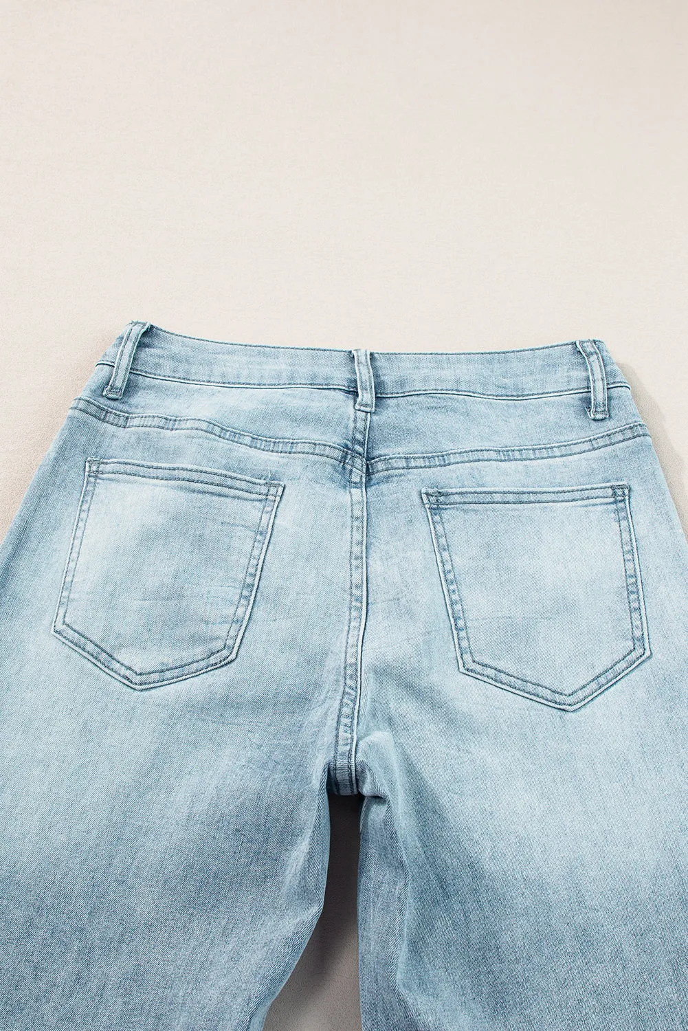 Wide Leg Jeans with Pockets | Poundton