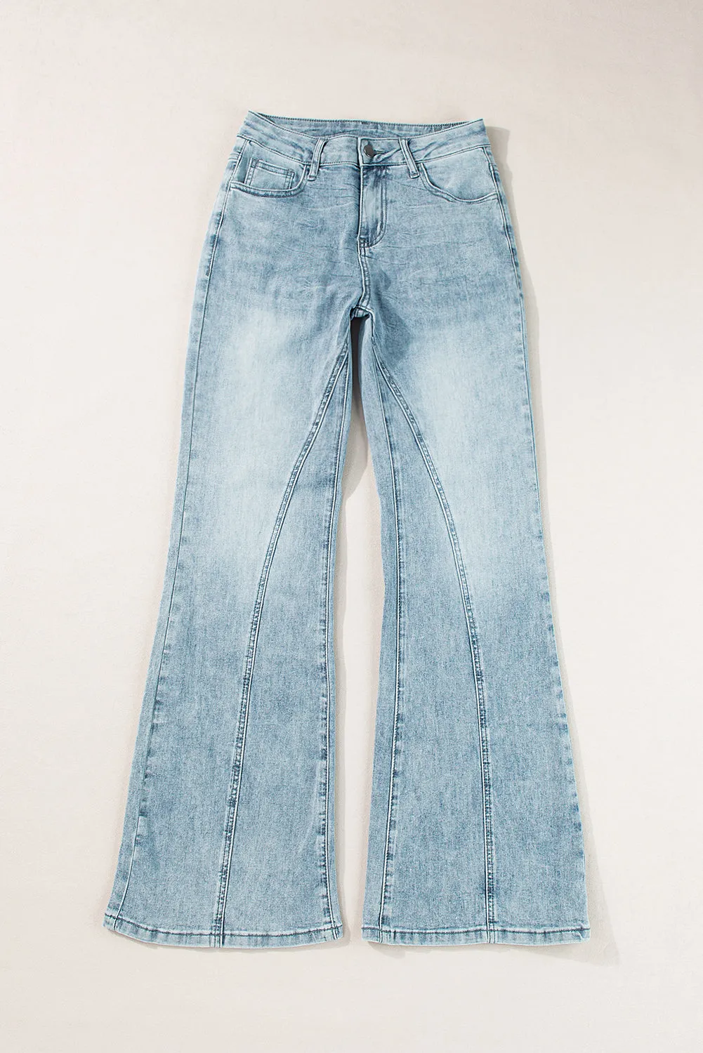 Wide Leg Jeans with Pockets | Poundton
