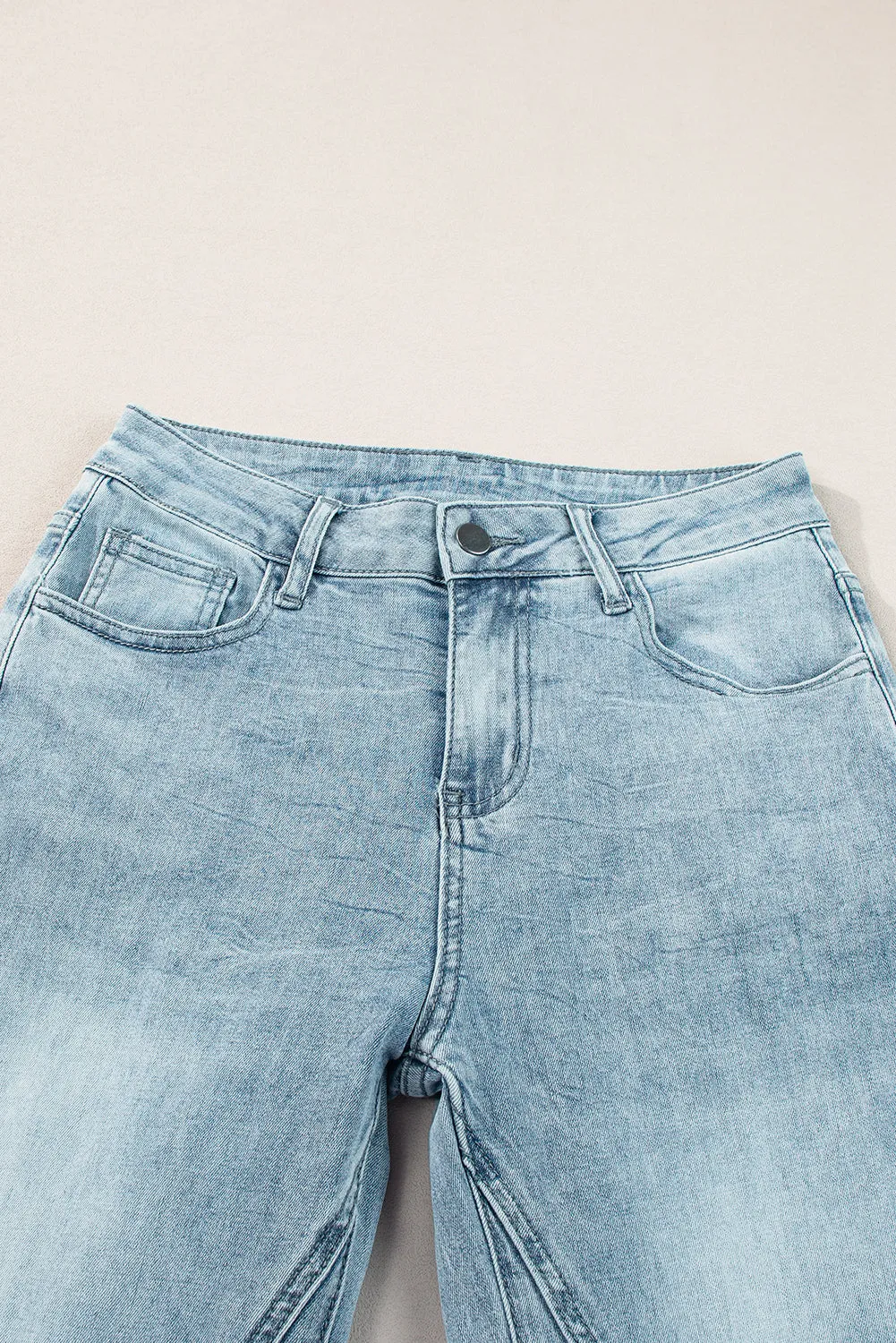 Wide Leg Jeans with Pockets | Poundton
