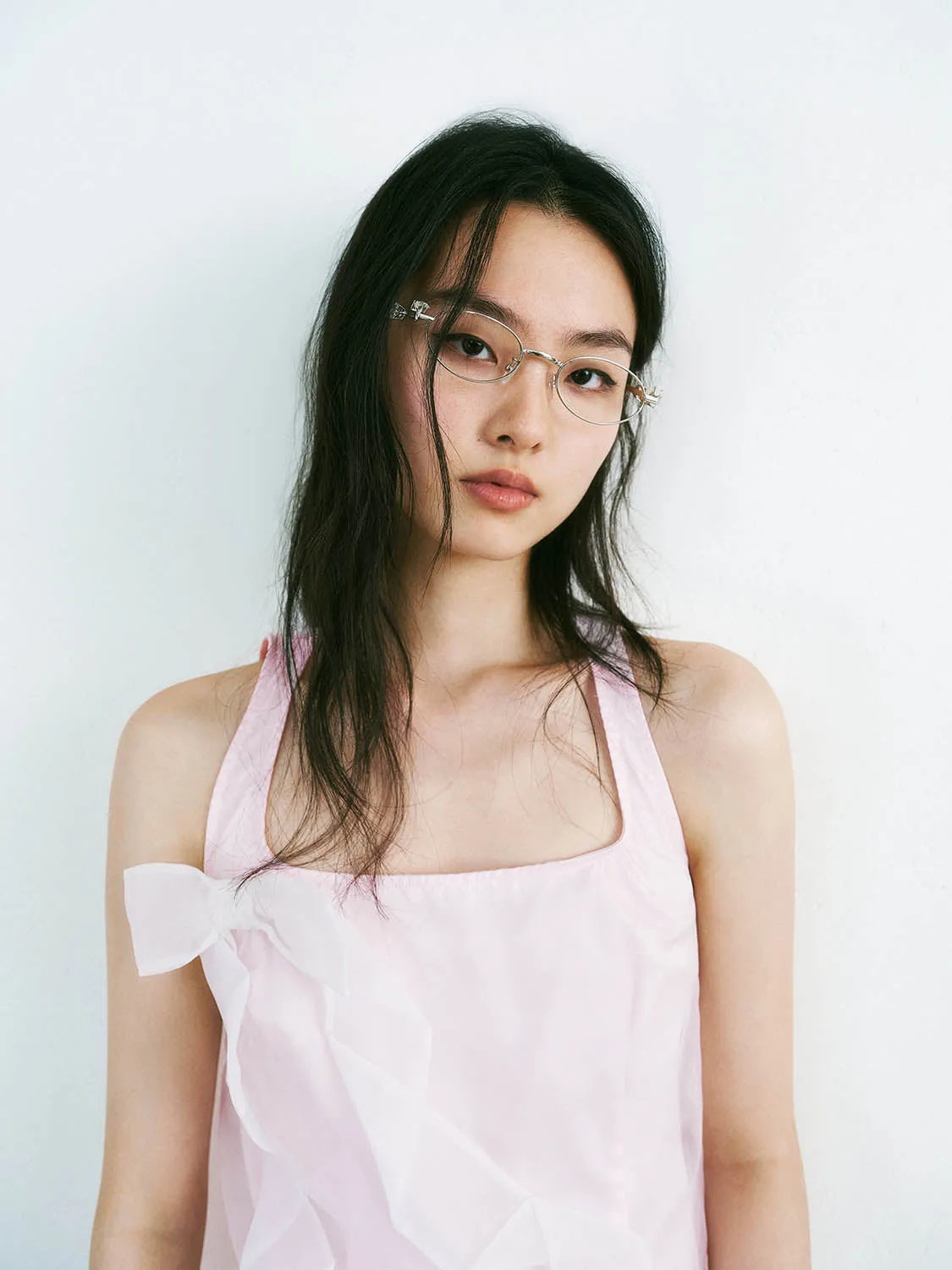 Wide Strap Mesh A-Line Dresses
