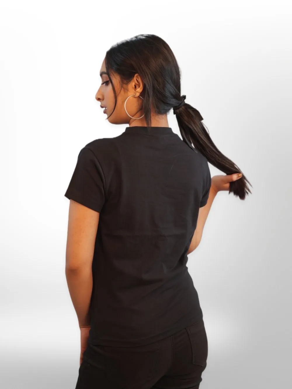 Women Cut Out Tops Half Sleeve