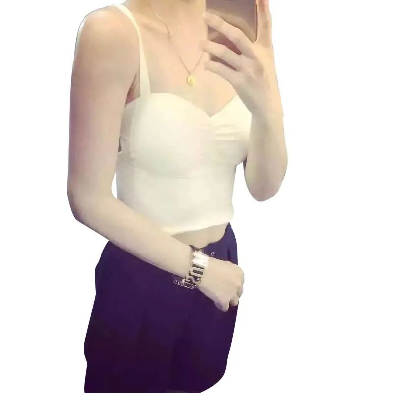 Women's Stray Bralette Bralet Cut Out Bra Bustier Crop Top Tank Tops Blouse Corset Party