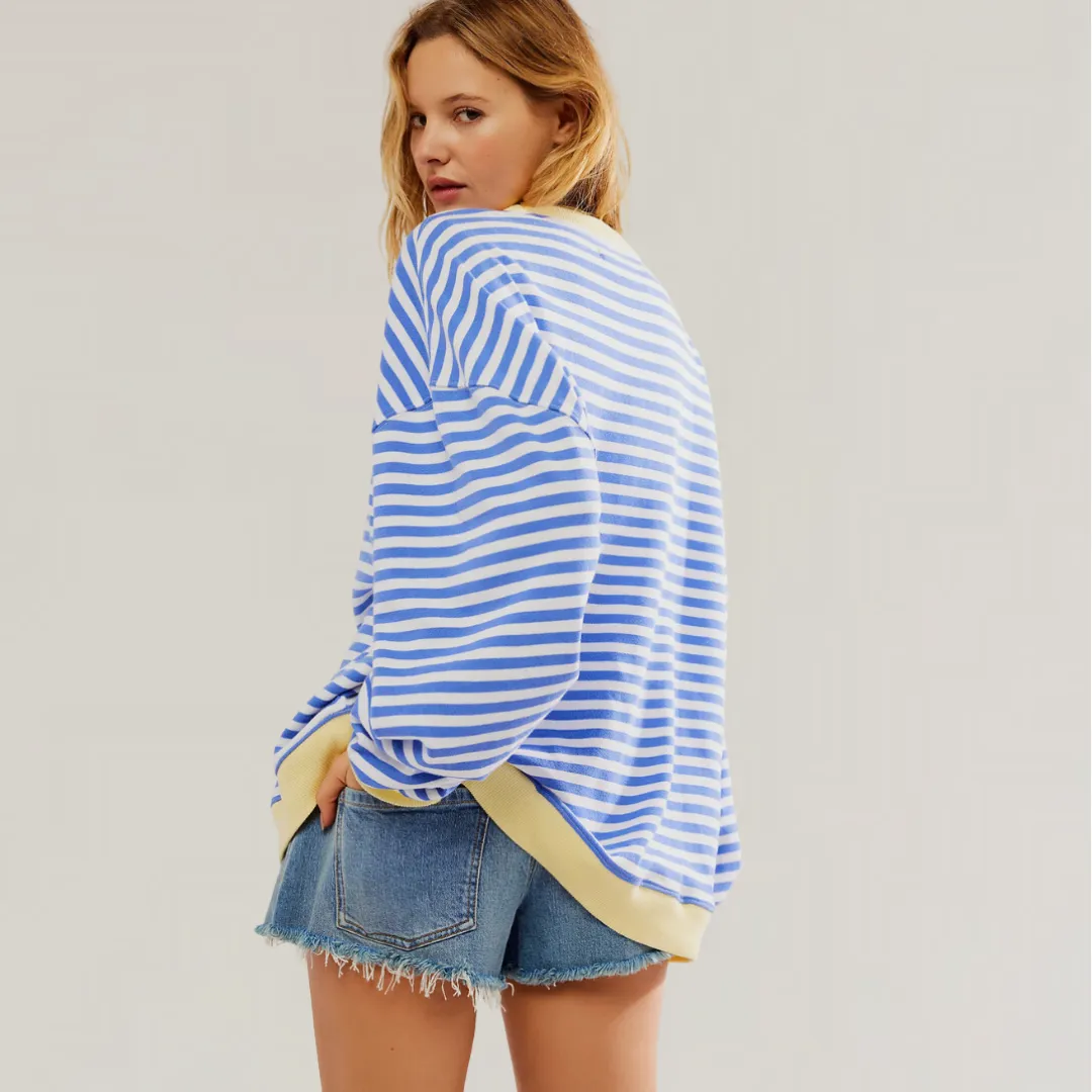 Zoe - Oversized Striped Sweater